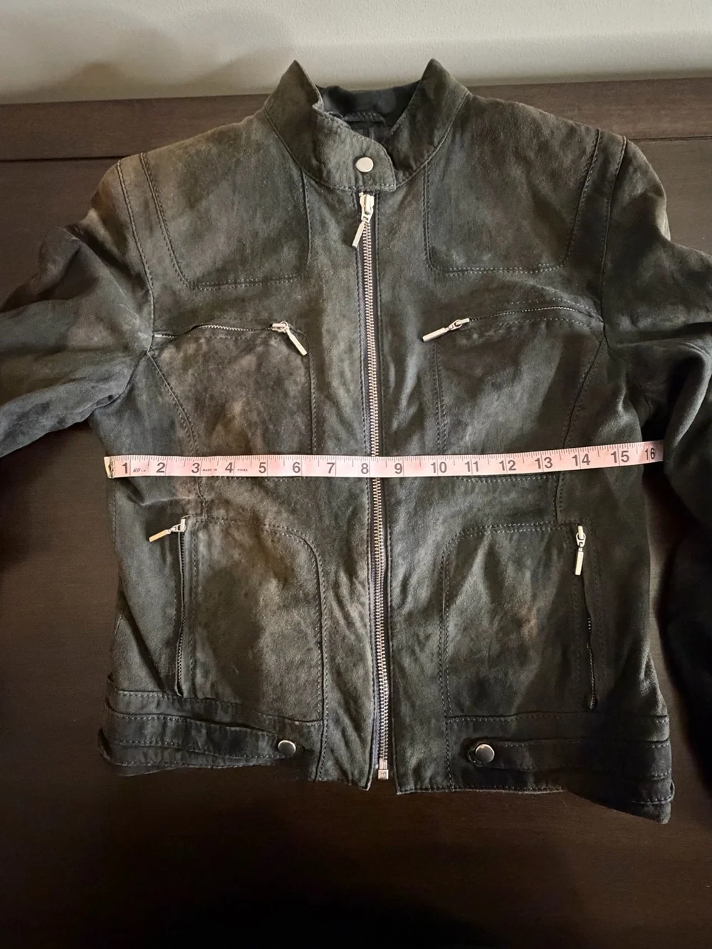 ARMA Genuine Leather Moto Jacket Black EU 36
